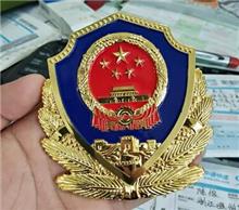 貼金警徽廠家定做